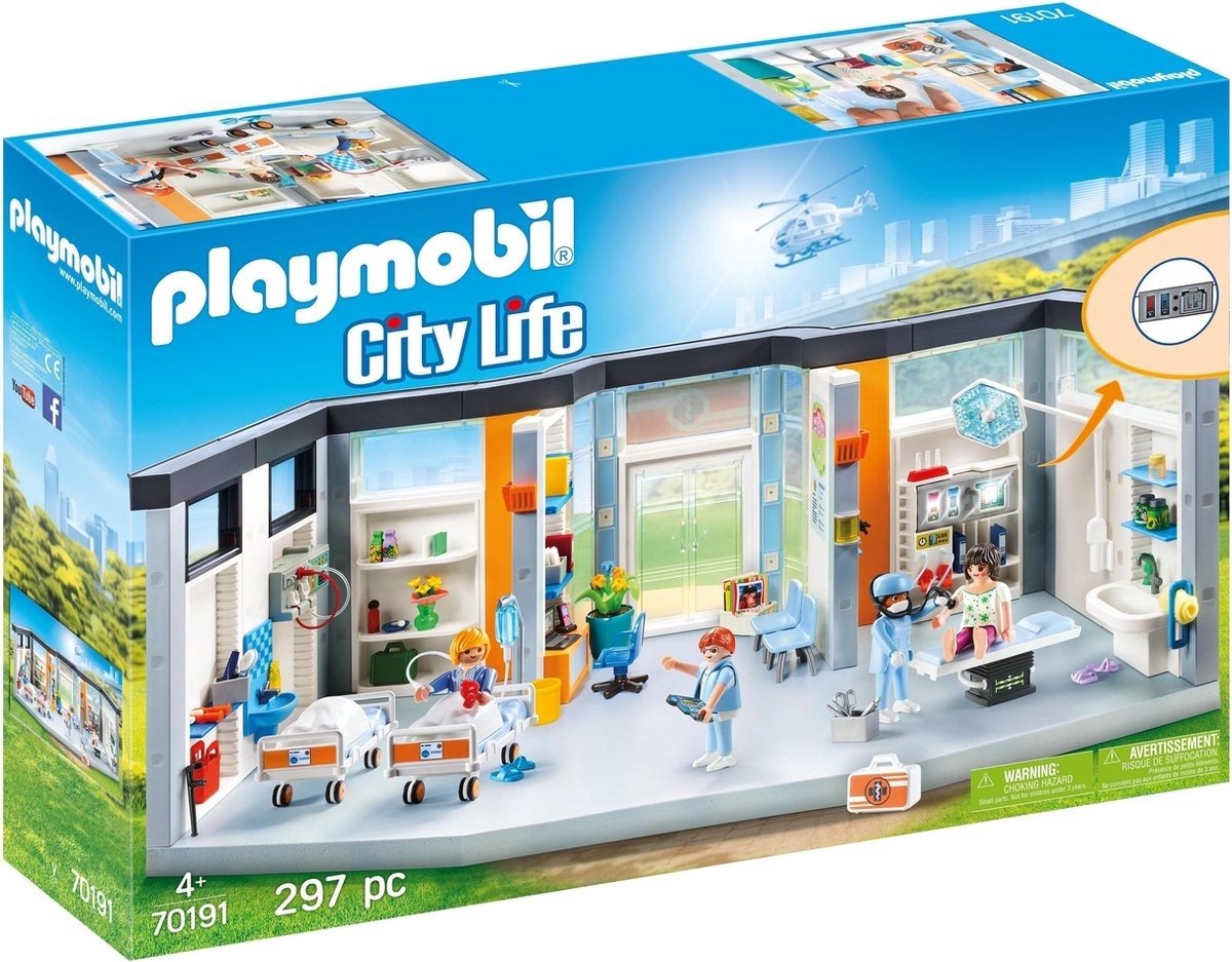 PLAYMOBIL City Life Clinique équipée - 70191