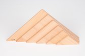 TickiT Natural Architect Triangular Panels - 6 stuks