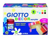 Giotto Giotto Decor Acrylic - 6X25 Ml