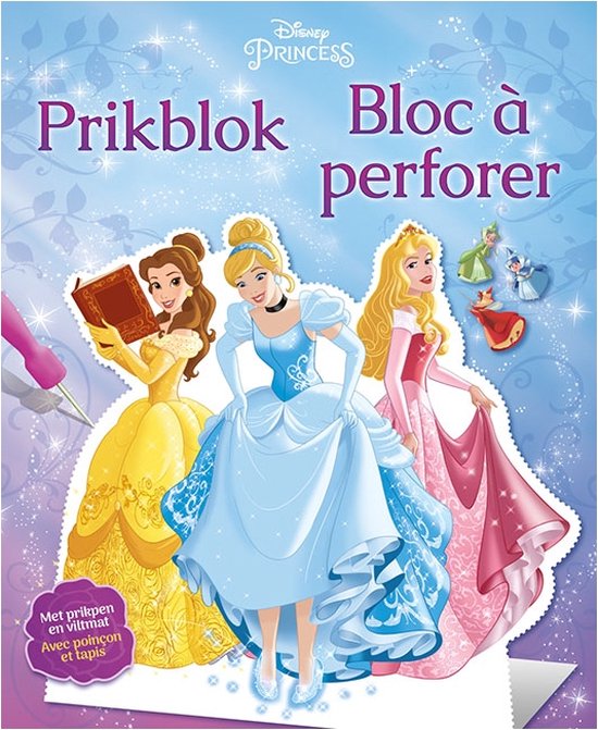 Disney Prikblok Princess met prikpen en viltmat