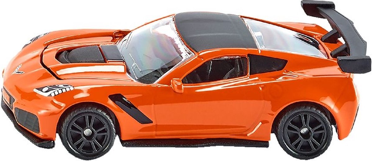 Siku Chevrolet Corvette Zr1 Staal 8,1 Cm Oranje/zwart (1534) - SIKU