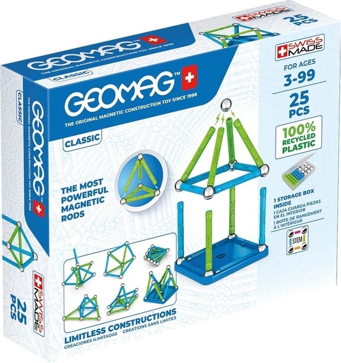 Geomag Classic Green Line 25 delig