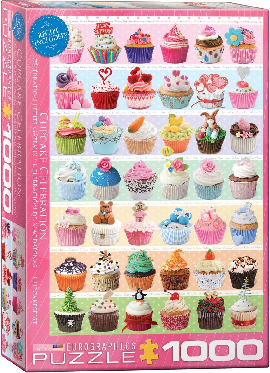 Cupcake Celebration Puzzel (1000 stukjes)