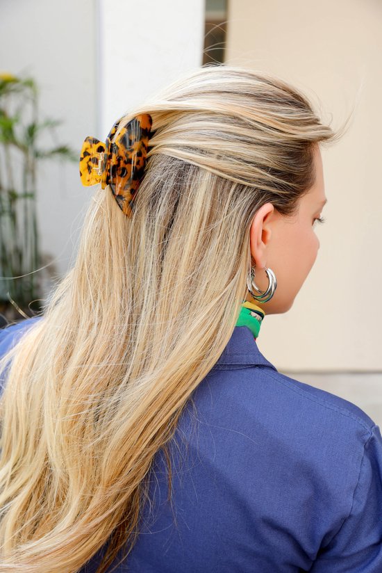 Fliex - Barrette - imprimé panthère - pince à cheveux