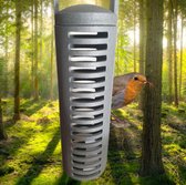 BrenLux Vogelvoederplek - Graanvoederuis - Voederstation vogels - 28cm hoog voederbak - ECO voedersilo