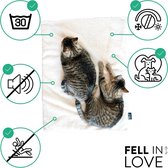 Verwarmingsdeken kat 60 x 40 cm - Zelfverwarmende deken kat - Afwasbaar & kraakvrij - Verwarmingsdeken kat - Verwarmingsmat kat