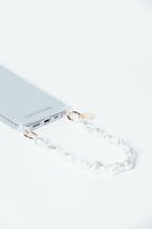 Short Pearl Phone strap - korte Telefoonkoord 30cm - Handsfree cord - Telefoonketting met parels - Universeel telefoon accessoires