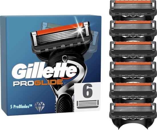 Lames de Lames de rasoir Gillette ProGlide pour hommes - Paquet de 6 |  bol.com