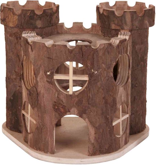 Trixie Nature Matti Play Castle - 17x15x12 cm
