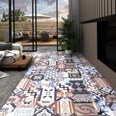 The Living Store PVC Vloerplanken - 30.5 x 30.5 cm - Monochroom patroon - 1.86 m²