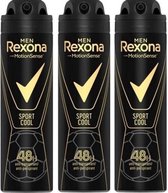 Rexona Deo Spray MEN - Sport Cool - 3 x 150 ml