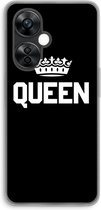 Case Company® - Hoesje geschikt voor OnePlus Nord CE 3 Lite hoesje - Queen zwart - Soft Cover Telefoonhoesje - Bescherming aan alle Kanten en Schermrand