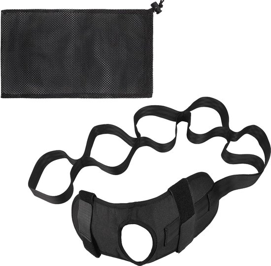 Sangle D'étirement Yoga Et Fitness - Pour étirer Les Jambes, Le Fascia, Idéale Pilates Et Rééducation - Taille 23,4 X 16,9 Cm