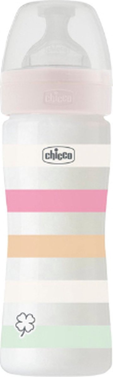 Goedkoopste Chicco zuigfles Siliconen Well Being 250ml wit