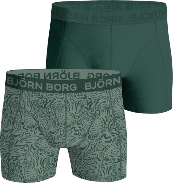 Björn Borg Cotton Stretch boxers - heren boxers normale (2-pack) - multicolor - Maat: