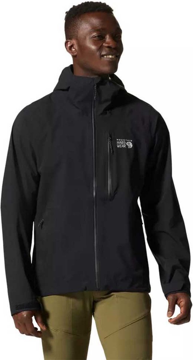Mountain Hardwear Stretch Ozonic Jacket - Regenjas - Heren Black XL