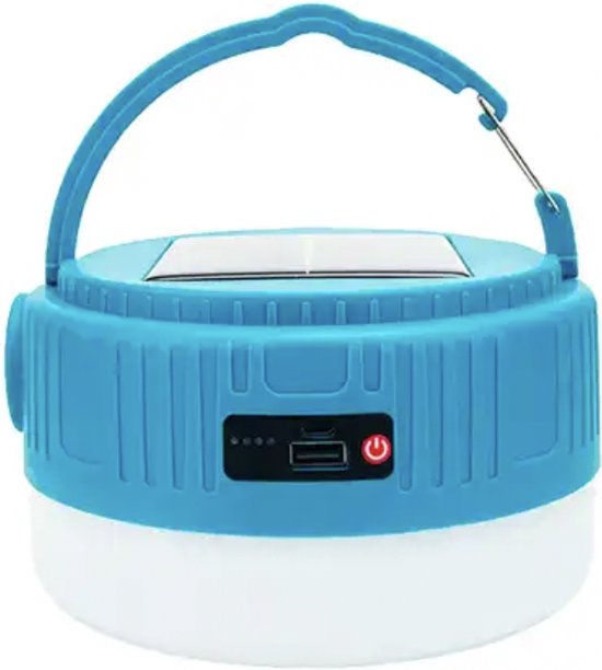 Tentlampen op Zonne-energie, mini-zonnelantaarn - 1600 mah 1W+53LED - oplaadbare lamp op zonne-energie met USB — afbeelding 5