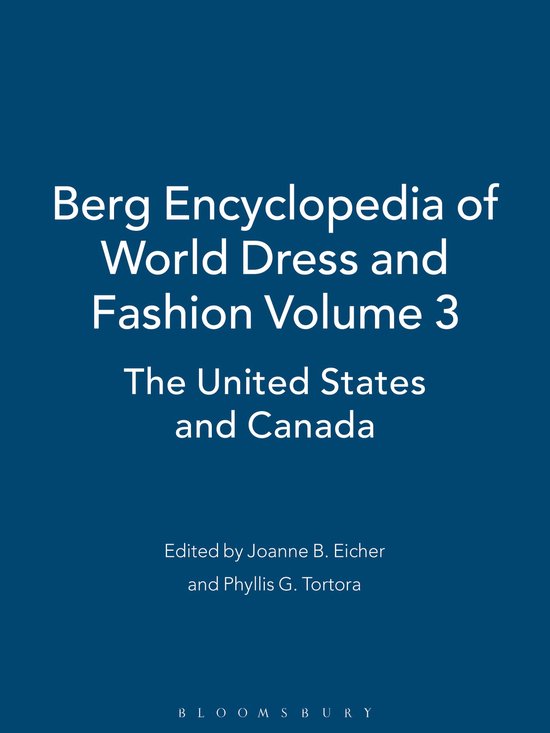Berg Encyclopedia Of World Dress And Fashion - cover