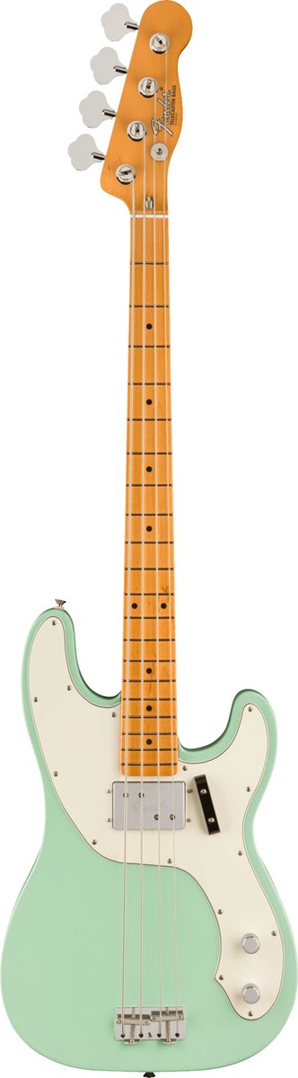 Fender Vintera II 70s Telecaster Bass MN Surf Green elektrische basgitaar met gigbag