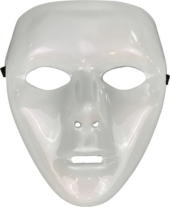 Masque Fjesta Grimeer - Masque d'Halloween - Costume d'Halloween - Masque de carnaval - Plastique - Taille unique
