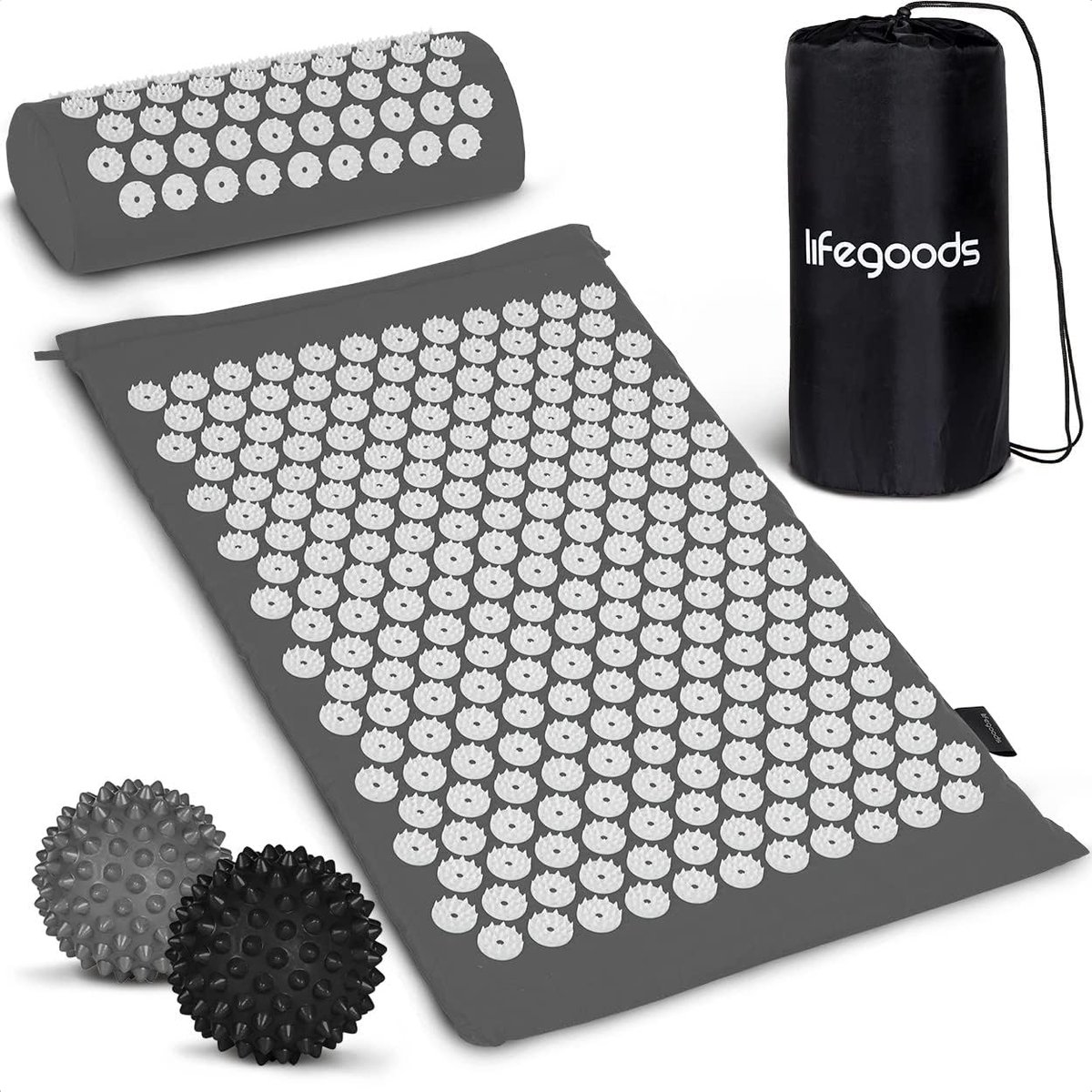 Goedkoopste Acupressuurmat met kussen - Acupressuurmat - Acupressuurmat - Acupressuurmat - Massagemat - Rug - Spiked Mat - Fake Mat - Nagelmat - Acupressuurmat