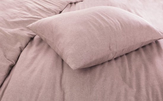 Dream textiles Housse de Couette en Flanelle Douce Brienz - Double - 200x200/220 cm - Rose
