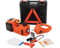 Happyment Hydraulische Krik PRO - Autokrik - Garage Krik - Lifting Apparatuur - Hydraulische Werkplaatskrik - Voor Auto, Camper, Caravan - 5 Ton Vermogen - Rood