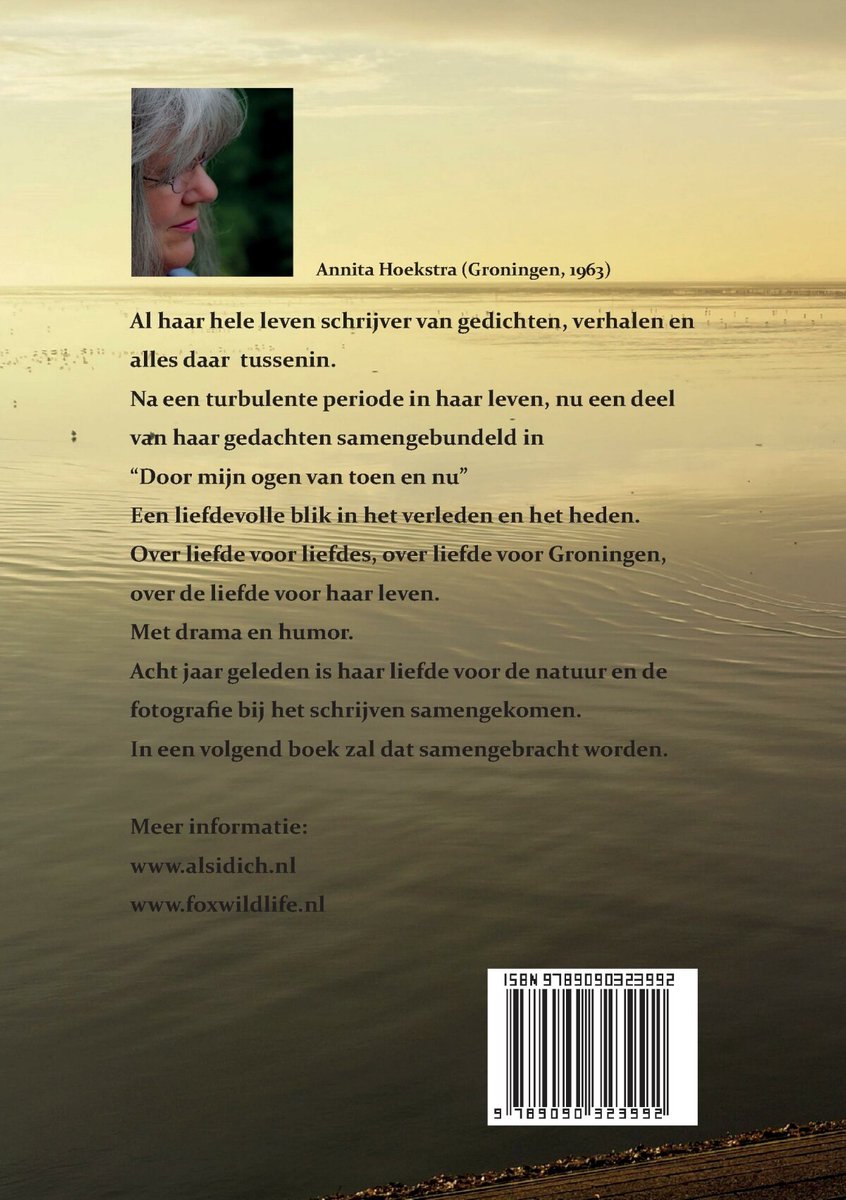 DOOR MIJN OGEN VAN TOEN EN NU (OVER LIEFDE EN MEER) - back cover