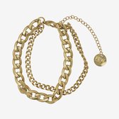 Essenza Double Chain Bracelet Gold