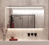 Miroir de salle de bain avec éclairage LED, chauffage, capteur et fonction de variation 120x70 cm