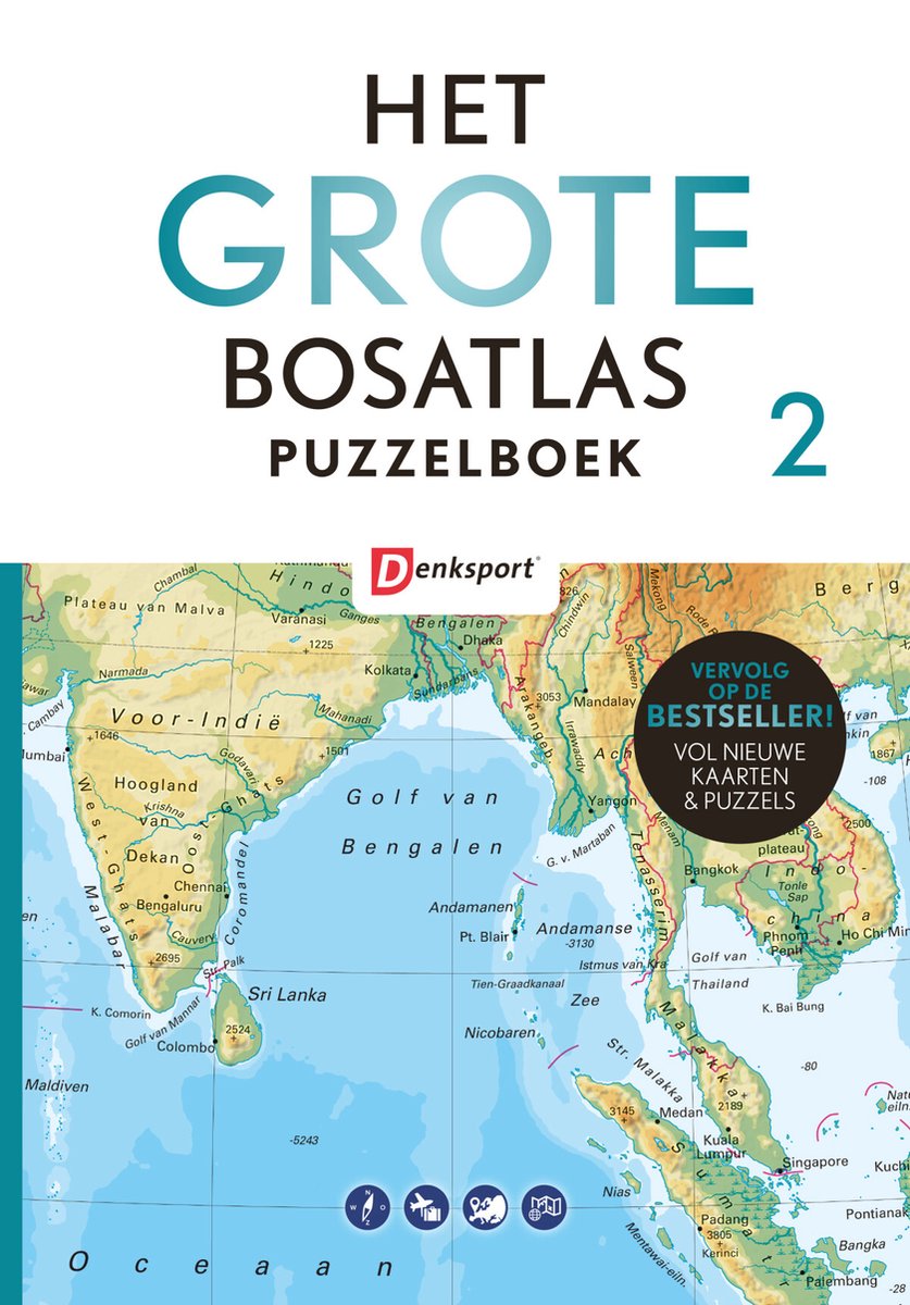 Het Grote Bosatlas Puzzelboek II - Denksport