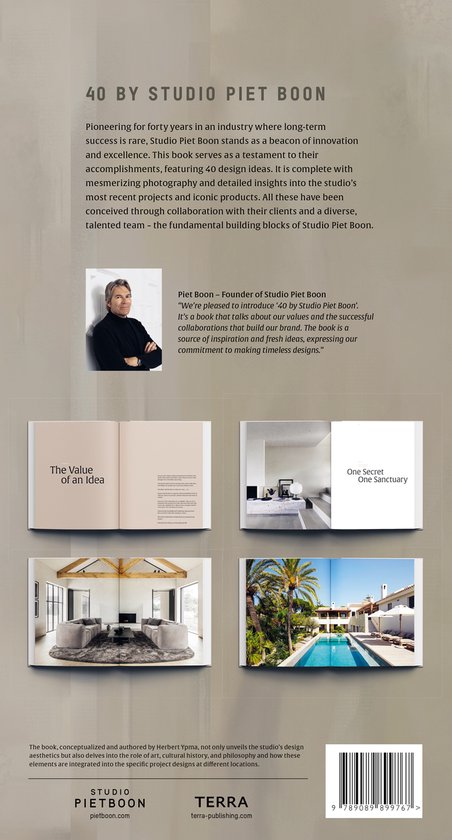 40 by Studio Piet Boon - design ideeën, projecten en producten | bol