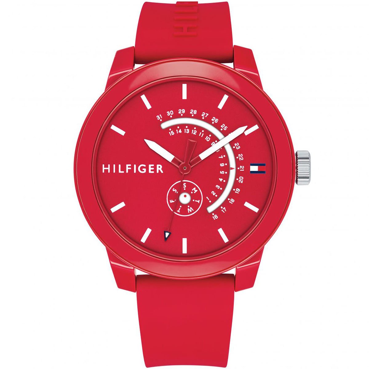 Tommy Hilfiger TH1791480 horloge heren - rood