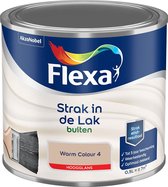 Flexa Strak in de lak - Buitenlak Hoogglans - Warm Colour 4 - 500ml