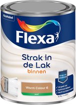 Flexa Strak in de lak - Binnenlak Mat - Warm Colour 6 - 750ml