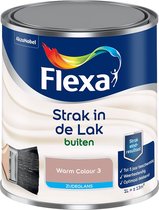 Flexa Strak in de lak - Buitenlak Zijdeglans - Warm Colour 3 - 1l