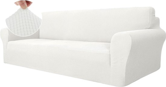 Stretch Bankhoes 4 Zits, Elastische Bankhoezen Voor Woonkamer, 1 Stuks Universele Rekbare Armsteun Sofahoes Met Anti-slip Schuim, Krasbestendig Meubelhoes Voor Bank