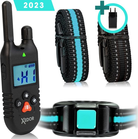 STAALGUARD Anti-Blafhalsband Hond met QR-Code voor Digitale Hondenpenning, Geluid en Trilling zonder Statische Schok, Efficiënte Hondenhalsband, Oplaadbaar en Waterdicht, voor Kleine en Grote Honden
