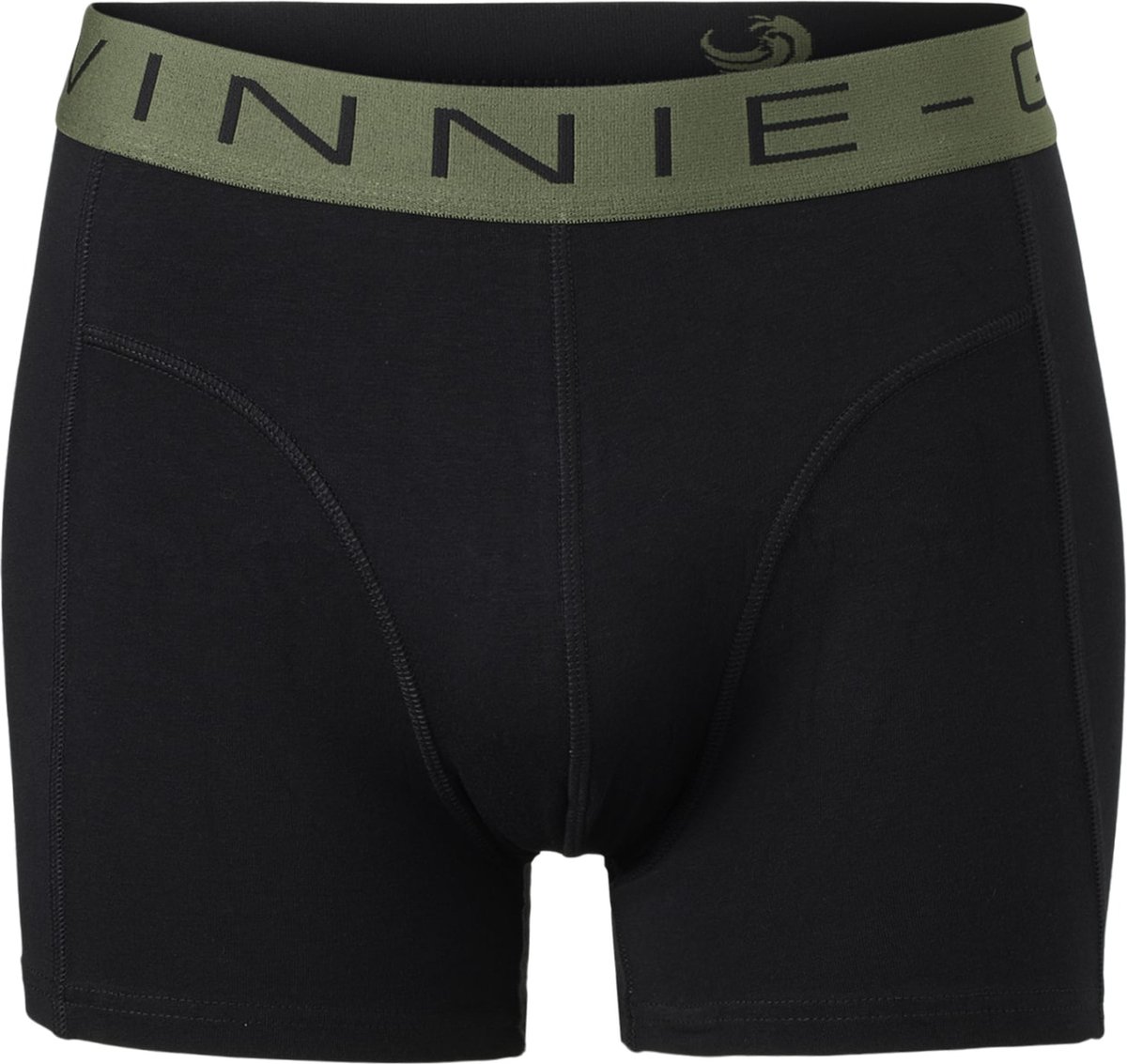 Vinnie-G Boxershorts 2-pack Black/Forest Green Combo - Maat L - Heren Onderbroeken Zwart/Donkergroen - Geen irritante Labels - Katoen heren ondergoed