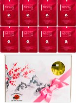 Mitomo Snail & Egf Gezichtmaskers - Giftset Vrouw - 8 x 25g - Verjaardag Cadeau Vrouw - Geschenkset Vrouwen