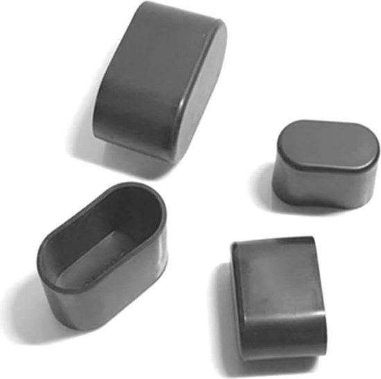 32 pièces noir Protection Pied de Chaise Silicone, Petit Patin de Chaise,  Protections de Sol en