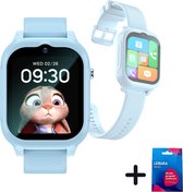 4G Smartwatch kinderen - GPS Horloge kind - GPS Tracker - SOS Functie - HD Videobellen & Stappenteller - Incl Simkaart