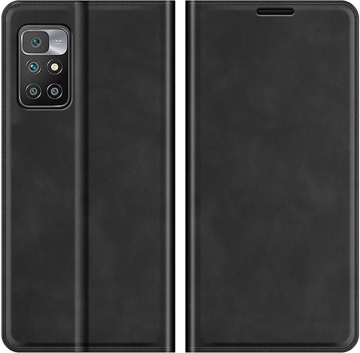 Xiaomi Redmi 10 2022 Magnetic Wallet Case - Black