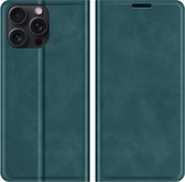 iPhone 15 Pro Max Magnetic Wallet Case - Green