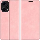 Xiaomi Poco F5 Magnetic Wallet Case - Pink