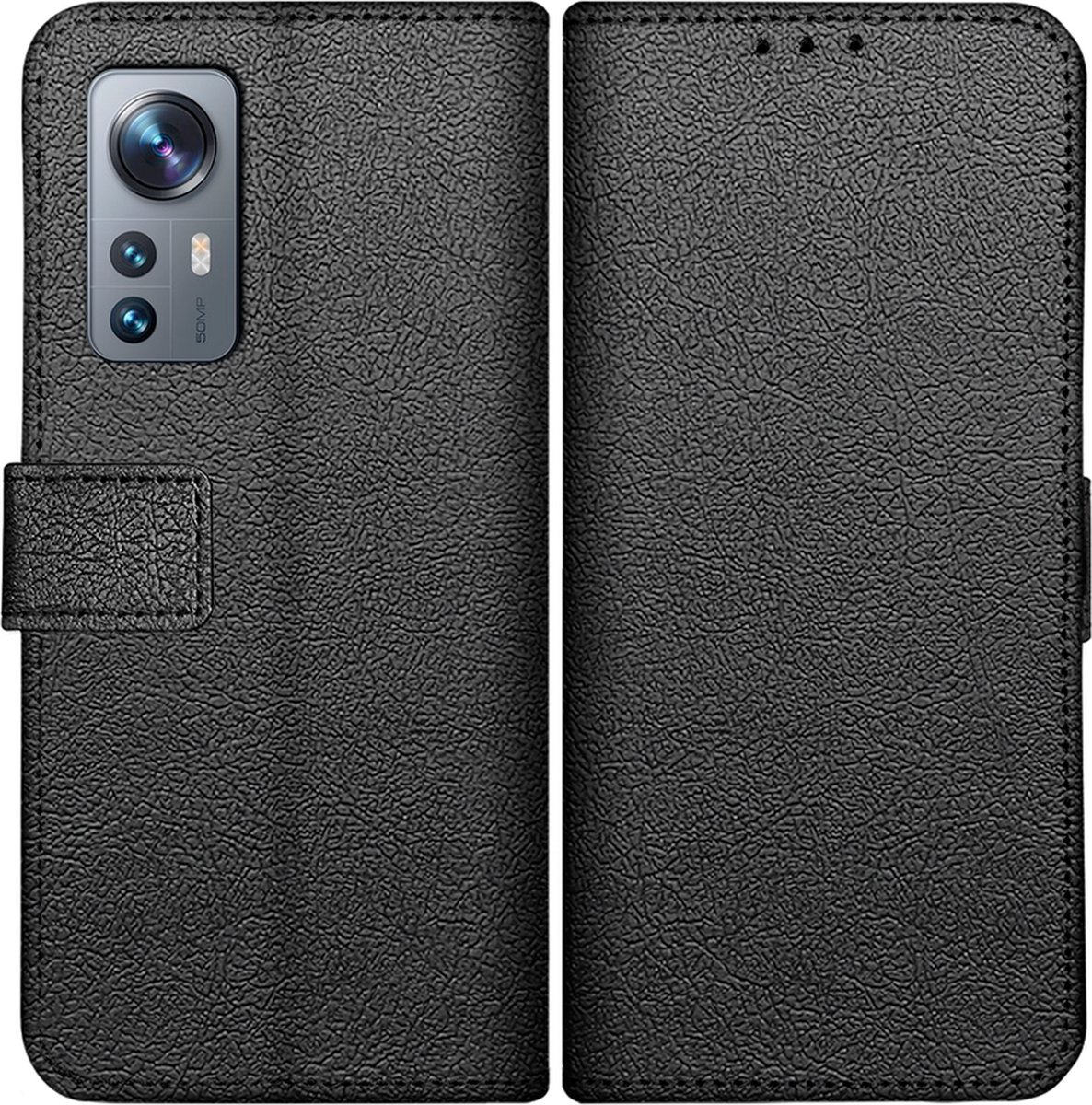 Xiaomi 12/12X Classic Wallet Case - Black
