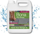 Bona Harde Vloer, Tegel en Laminaat Reiniger - Navulling 4 Liter - Natuursteen Reiniger - PVC Reiniger - (Ook Geschikt Voor Robotstofzuiger Met Dweilfunctie)