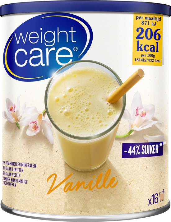 Weight Care Milkshake Repas à boire - Vanille - 436 grammes
