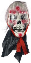 Fjesta Doodshoofd Masker - Halloween Masker - Halloween Kostuum - Carnaval Masker - Kunststof - One Size