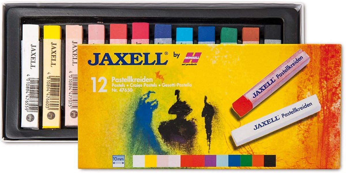Jaxell - Soft Pastel Set 12 Pastels - Pastelkrijt Set 12 Stuks | bol